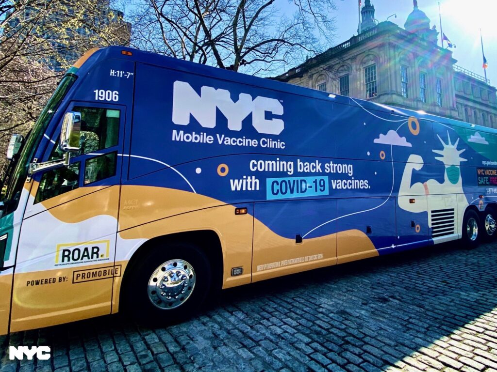 NYC Mobile Vaccine Bus is coming to Governors Island